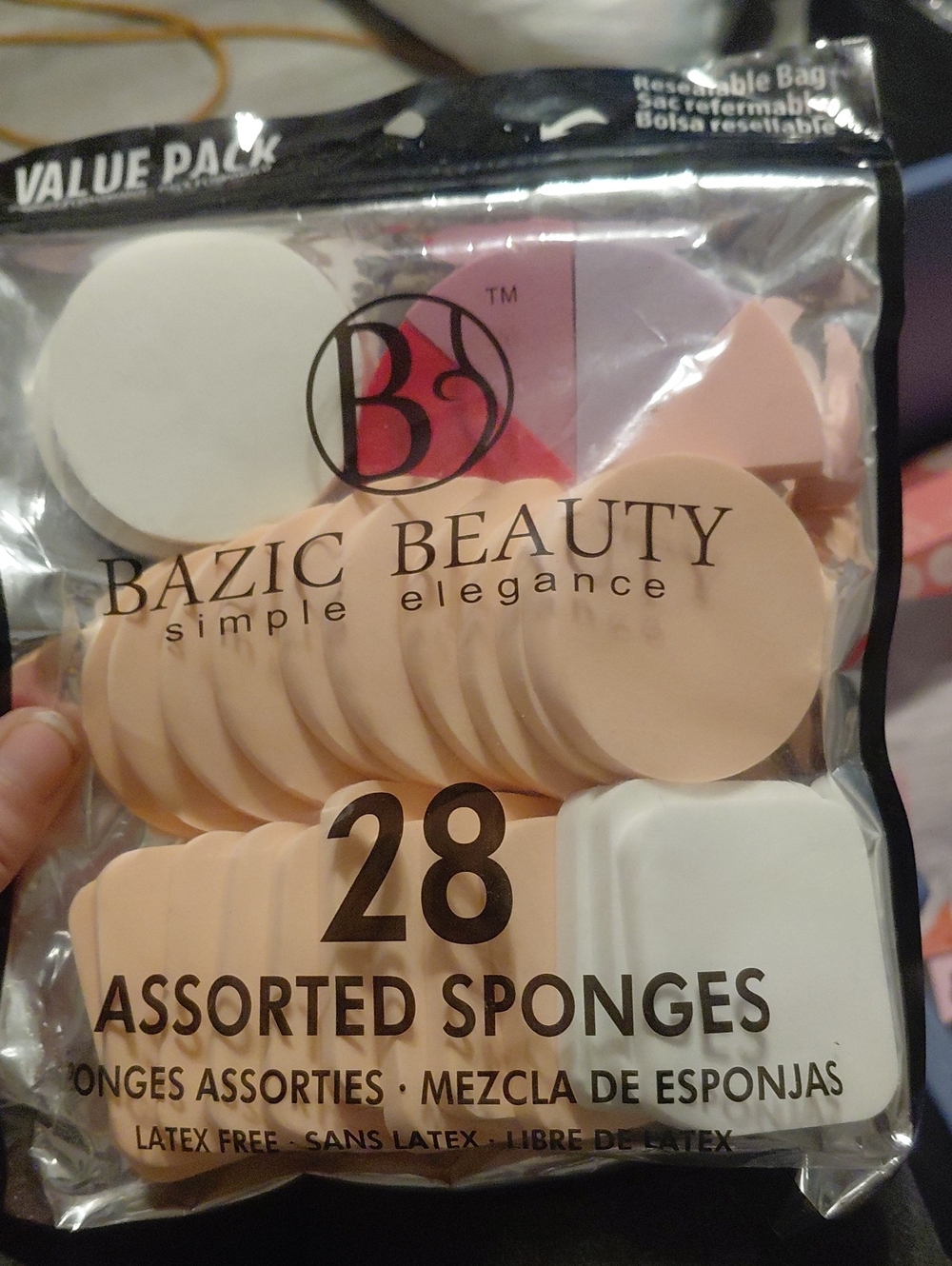 Assorted Makeup Sponges - Nude/White